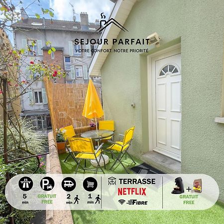 Maisonnette Le Faubourg - Centre Ville, Terrasse Et Netflix Бельфор Екстер'єр фото